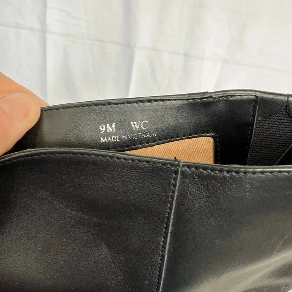 Linea Paolo Kamile Knee High Riding Boot in Black Size 9 - Picture 12 of 15